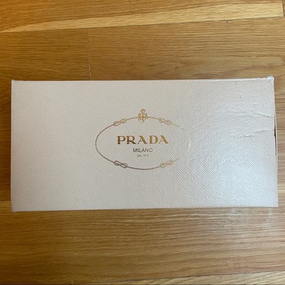 Prada Ballerina Leather Flats with Pink and Nude Elastic Straps - Picture 3 of 14